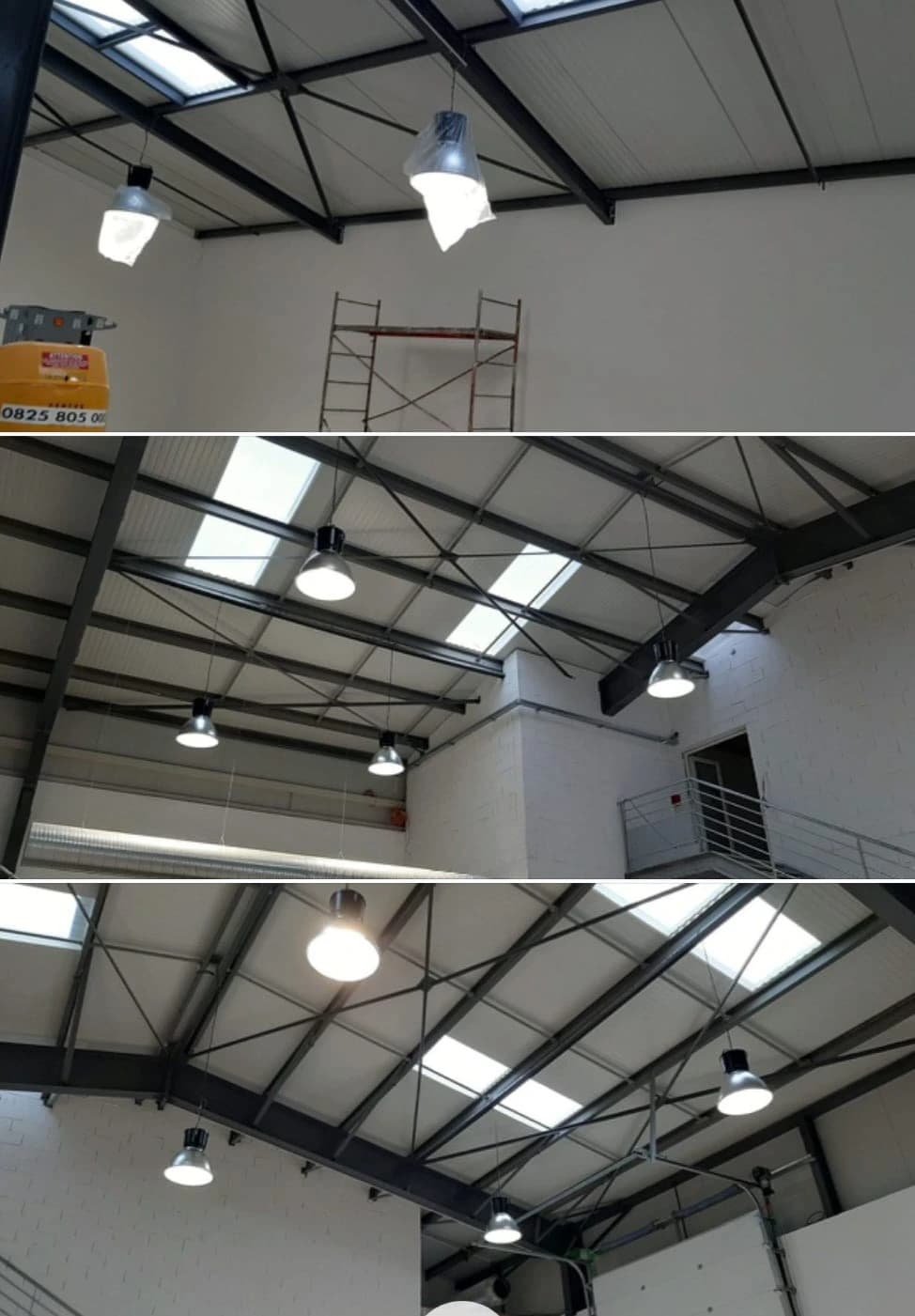 Distribution et éclairage intérieurs — chantier COURANTECH, particuliers ou pros